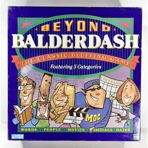 Parker Brothers Beyond Balderdash The Classic Bluffing Board Game 1997 Vintage